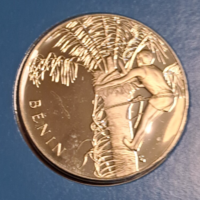 0,925 ezüst (Ag) emlékérem Benin, proof, PP