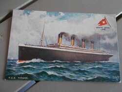 Titanic,1912.original képeslap