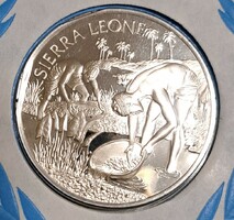 0,925 ezüst (Ag) emlékérem Sierra Leone, proof, PP