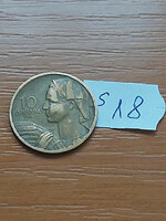 Yugoslavia 10 dinars 1955 aluminum-bronze s18