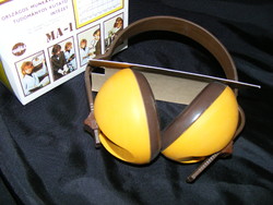 Retro ma-1 noise protection earbuds 1987, for collectors, for decor purposes or for fun