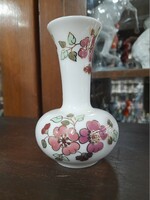 Zsolnay flower, butterfly pattern vase. 12 Cm.