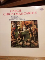 Bakelit Lemezek LP. karácsonyi zene Czech Christmas Carol Suprafon
