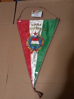 Magyar rádióamatőr szövetség kétoldalas zászló ! Kádár korszak.  22x35cm