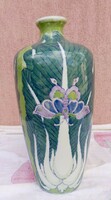 Óriás porcelán lámpaalj különleges pillangós festéssel