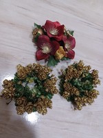 Candle rings - 3 pcs, Christmas decoration
