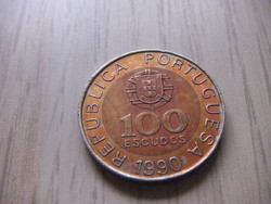 100 Escudos 1990 Portugal