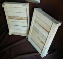 Wooden crate, wooden crate, apple crate, flat
