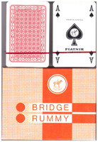 6. Francia kártya dupla pakli 104 + 6 joker Nemzetközi kártyakép Piatnik 2000 körül új, bontatlan