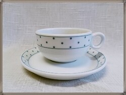 Blue polka dot, Austrian Lilien mocha coffee cup set, approx. With 1 Dl cup.