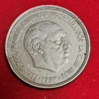 1957. 5 Peseta Spanyolország, (475)