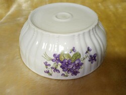 Zsolnay violet scones bowl, diameter 20 cm