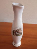 Aquincum porcelain vase with glider 20 cm