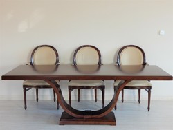 Dining table for 8 people with gondola legs., C - 22