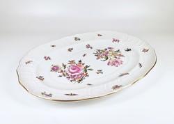 Herend, bouquet de herend tray 37 cm., hand-painted porcelain 1941, perfect! (H032)