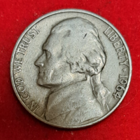 1964. US 5 cents (895)