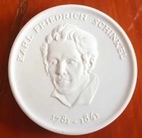 Meissen porcelain plaque by Karl Friedrich Schinkel