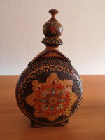 Wooden hand-carved, painted butykos 22 cm