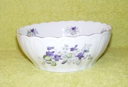 Violet porcelain bowl