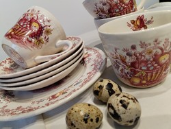 Coffee, tea, ceramic set - royal tudor / 4 persons