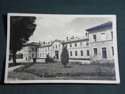 Postcard, Yugoslavia, Croatia, helmet, southern Siszek, railway station