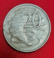 1967.  Ausztrália 20 cent (818)