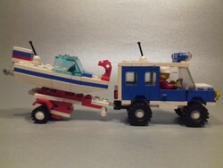 Lego rescue jeep and boat toy 6698