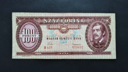 Nyomdahibás! 100 Forint 1957, VF+, + ajándék kulcstartó