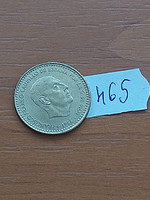 Spain 1 peseta 1963 francisco franco, aluminium-bronze 465