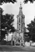 558 --- Futott képeslap  Sopron  - Szent Mihály templom