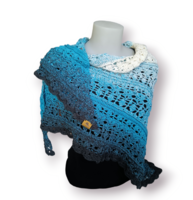 Crochet scarf - ice queen