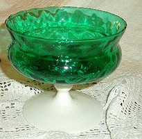 Old beautiful glass goblet offering - art&decoration
