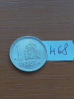 Spain 1 peseta 1987 aluminum, i. King John Charles 468
