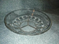 Split glass serving tray, center of the table (a5)