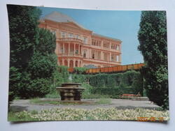 Régi képeslap: Balatonfüred, Állami Szívkórház (70-es évek)