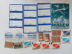MALÉV relikvia retro gyűjtemény emlékcsomag COMPACK