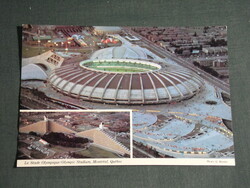 Képeslap, Postcard, Kanada, Montréal, Québec Stadium  Stade olympique, Olimpiai stadion