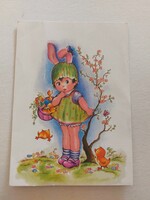 Retro postcard Easter 1988