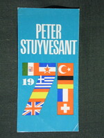 Kártyanaptár, Németország, Hollandia, Peter Stuyvesant kormányzó, 1971,   (5)