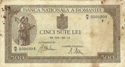500 lei 1941 Románia 2.