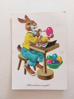 Retro postcard Easter 1985