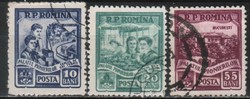 Románia 1388 Mi 1525-1527      0,90 Euró
