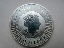 Australian Kangaroo 2021 1 oz 0.999Ag color investment silver coin