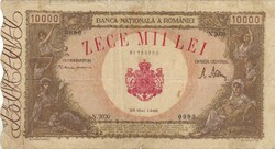 10000 lei 1946 Románia 2.