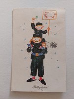 Old New Year's card 1965
