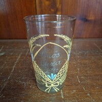 Antique art nouveau glass cup