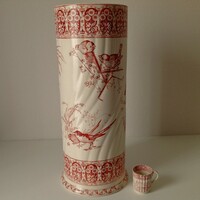 Petrus regout umbrella stand / floor vase 1880 - 1890