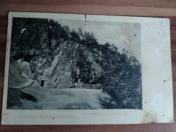 Antik képeslap, Bálványosfürdő, 1905-ből, Turul 5 fillér bérmentesítéssel