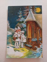 Retro karácsonyi képeslap