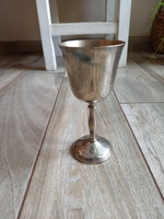 Beautiful old silver-plated goblet (15.3X7.4 cm)